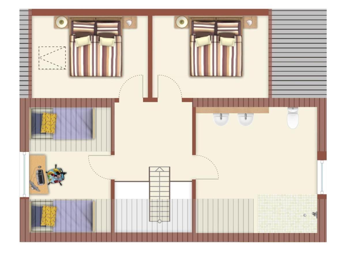 Sommerhaus Am Bach روستوك المظهر الخارجي الصورة